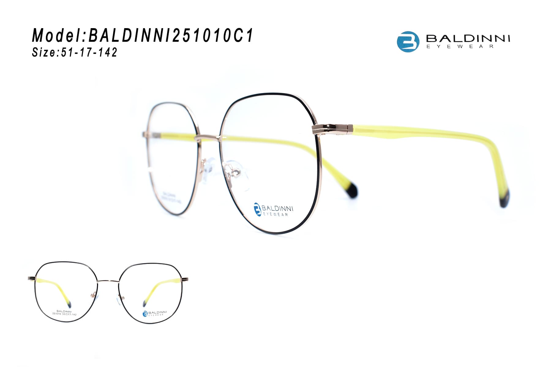 AROS OPTICOS METAL BALDINNI