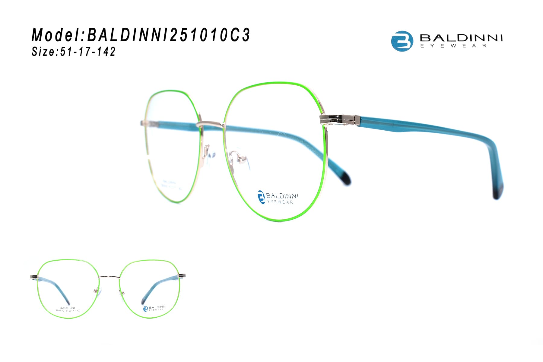 AROS OPTICOS METAL BALDINNI